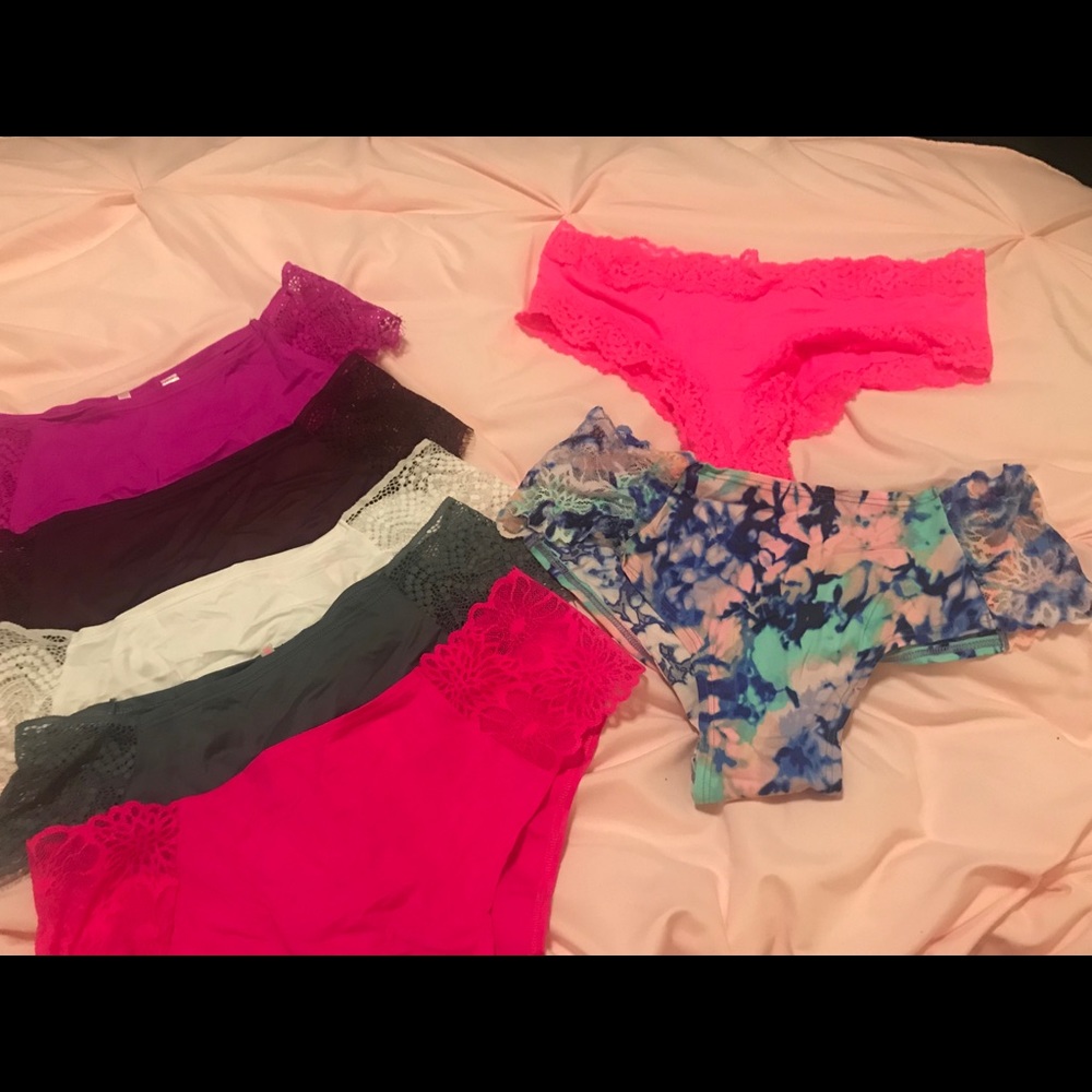 Brand new pink panty bundle